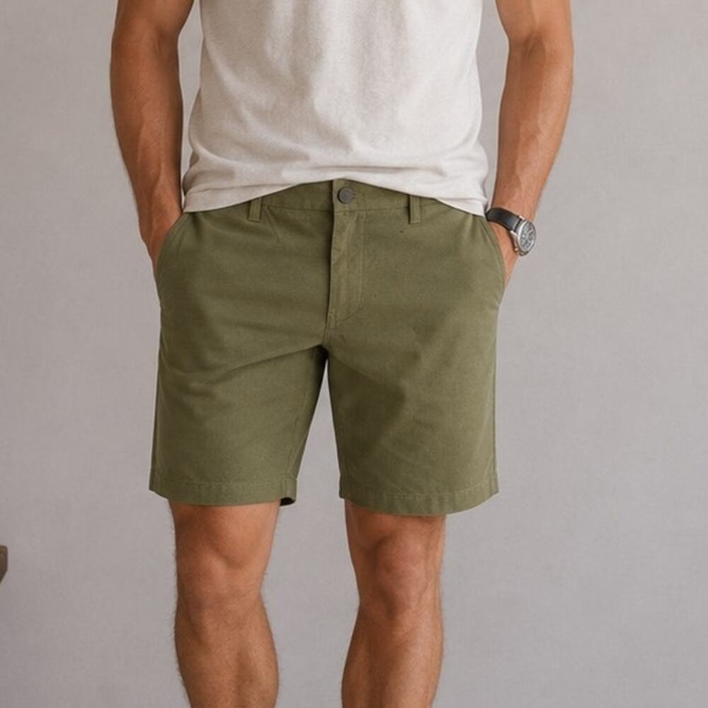 Taylrd Olive Flat Front NWOT Shorts 33